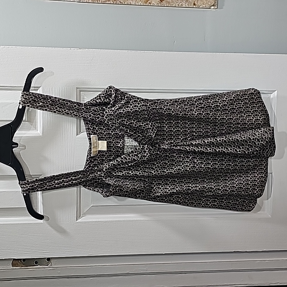 Michael Kors Brown and White Top Woman Size LP